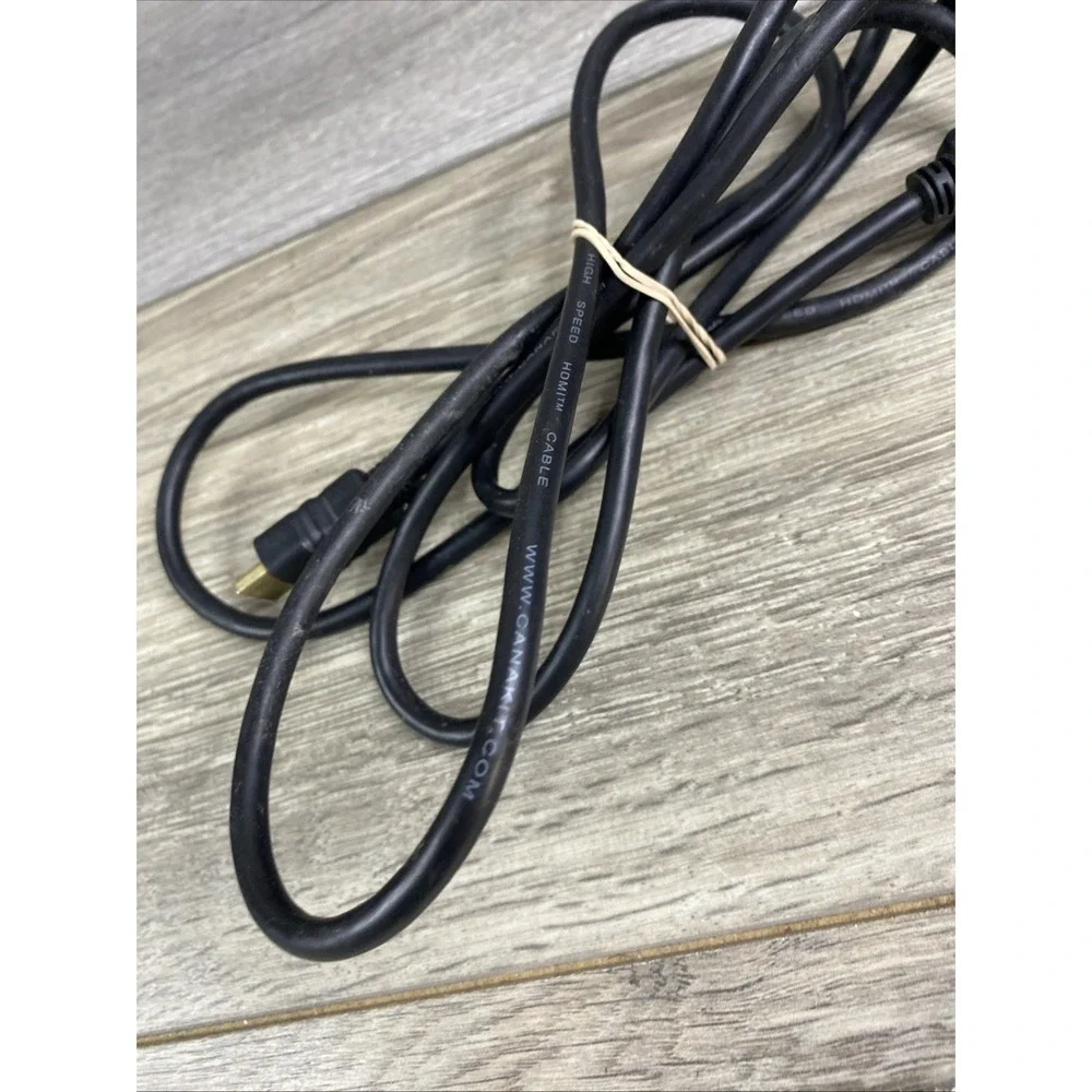 6 ft High-Speed HDMI Cable PVC Black Cord Electronic Cord